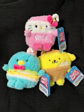 Bum Bumz Sanrio Plush Toys - 3 Food Characters